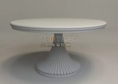 Modern White Computer Desk L Shape 3d model