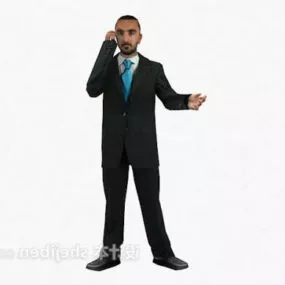 Calling Man Character V1 3d model
