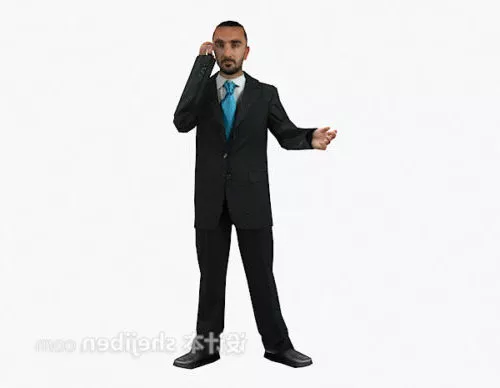 Calling Man Character V1 3d model Calling Man Character V1 3d model