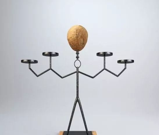 Candlestick Swing Sculpture 3d model Candlestick Swing Sculpture 3d model