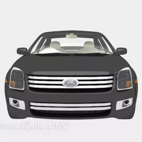 Black Ford Sedan Car 3d model