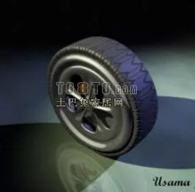 Car Tire Auto 3d model