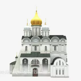 Russian Castle Villa 3d model