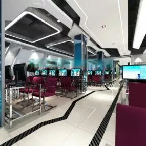 Game Room Interior 3d model
