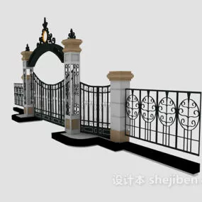 Royal Entrance Gate Building 3d model