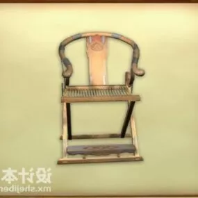Chair Asian Style 3d model