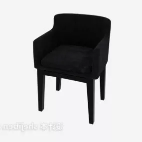 Chair Black Color 3d model