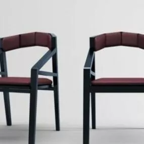 Dinning Wood Chair 3d model