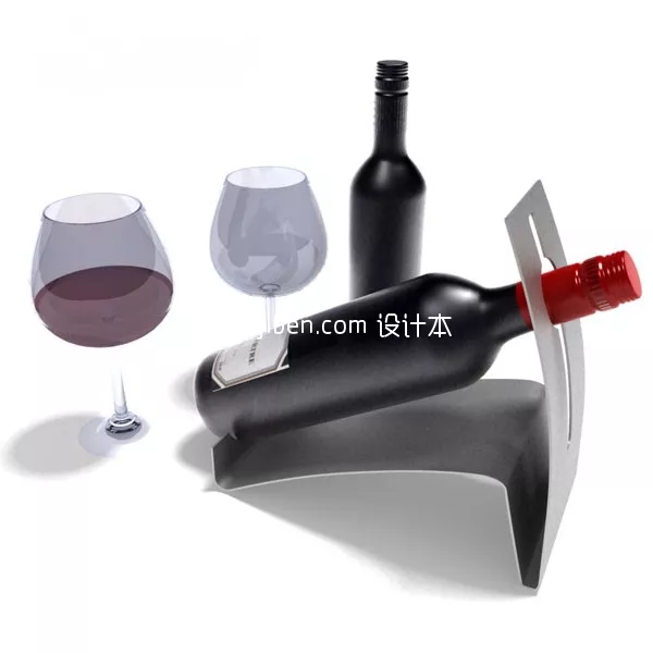 Full Beer Glass 3d model
