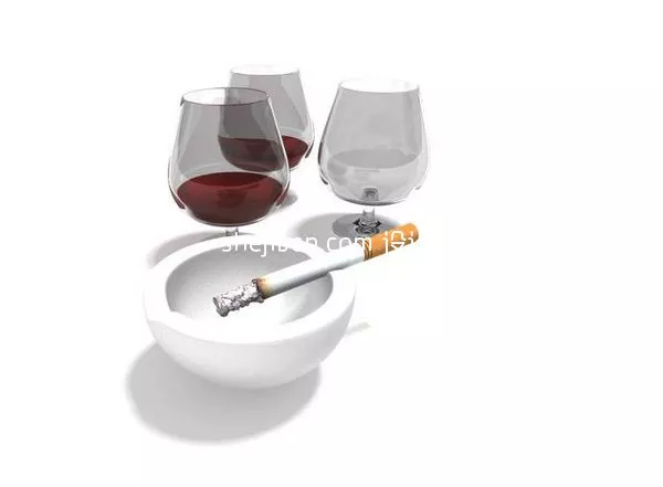 Box Ashtray 3d model