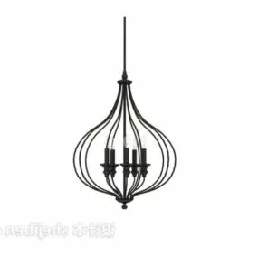 Chandelier Industrial 3d model