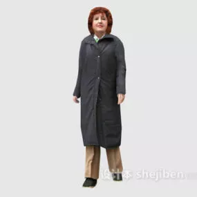 Woman Standing Character 3d model