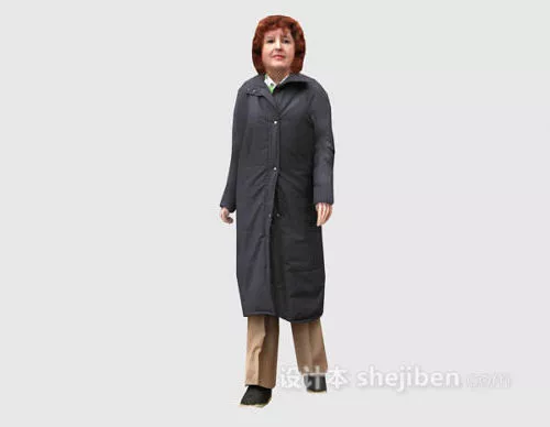 Female Character Basic Mesh Body 3d model