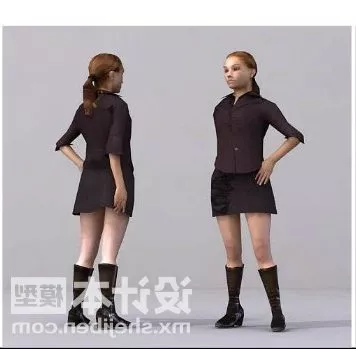 Human Character Mesh 3d model