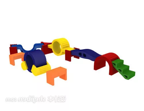 Children Set Of Shaped Toy 3d model Children Set Of Shaped Toy 3d model