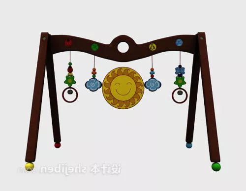 Hanger On Door 3d model