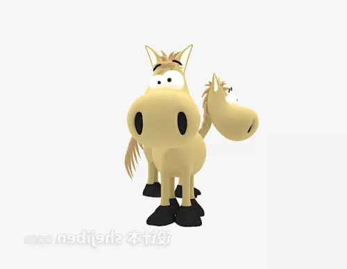 Sculpture Horse Tableware 3d model
