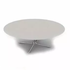 Round Top Coffee Table 3d model