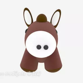 Stuffed Toy Trojan Horse 3d model
