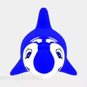 Stuffed Toy Dolphin 3d model