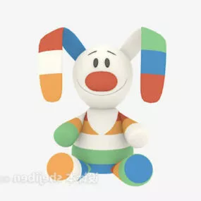 Children Stuffed Toy Rabbit 3d model