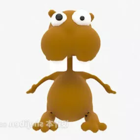 Children Stuffed Toy Squirrel V1 3d model