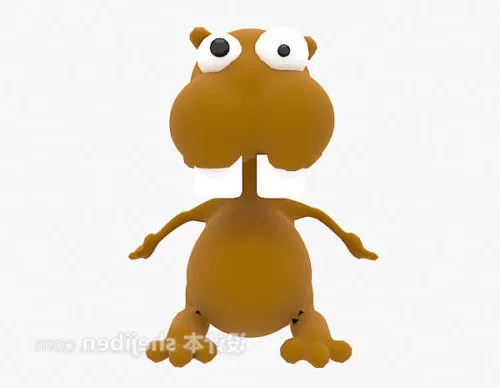 Children Stuffed Toy Squirrel V1 3d model Children Stuffed Toy Squirrel V1 3d model