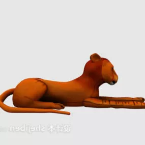 Stuffed Toy Tiger 3d model