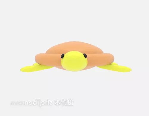 Children Stuffed Toy Turtle 3d model Children Stuffed Toy Turtle 3d model