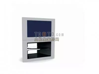 Modern Tv Shelf 3d model Modern Tv Shelf 3d model