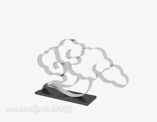 Tableware Sculpture Ornament 3d model Tableware Sculpture Ornament 3d model