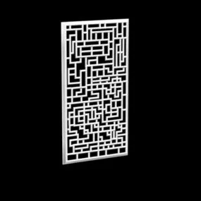 Partition Panel Simple Line 3d model