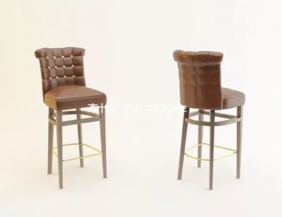 Wooden Deck Chair Lounge Style 3d model