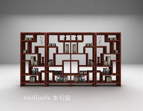 Kitchen Rack With Open Shelf 3d model