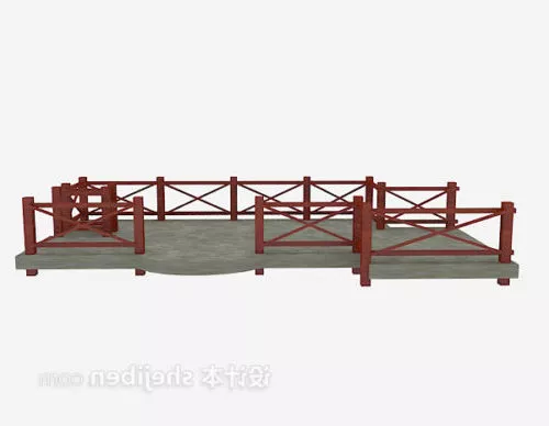 Ancient Rock Bridge Span 3d model