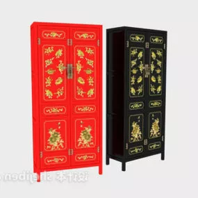 Chinese Furniture Cabinet Classic Style 3d model