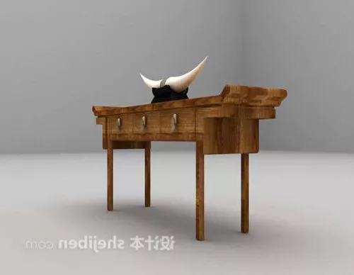 Chinese Vintage Console Table 3d model Chinese Vintage Console Table 3d model