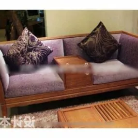 Chinese Casual Sofa Furniture 3d model
