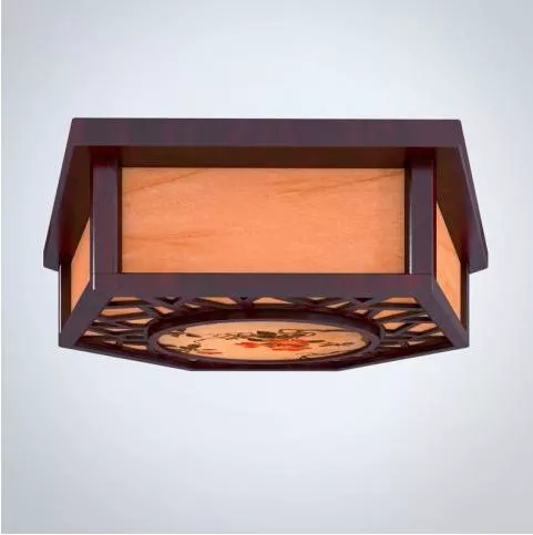Chinese Ceiling Lamp Octagon Shaped 3d model Chinese Ceiling Lamp Octagon Shaped 3d model