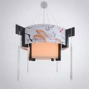 Chinese Ceiling Chandelier 3d model