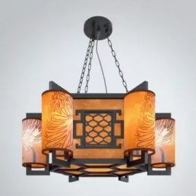 Chinese Ancient Chandelier 3d model
