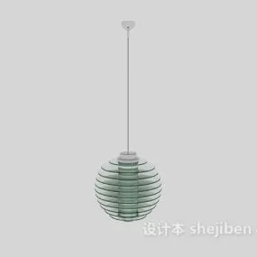 Glass Chandelier Sphere Shaped 3d model