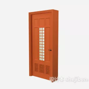 Classic Solid Door 3d model