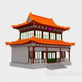 Chinese Classical Building Architecture 3d model