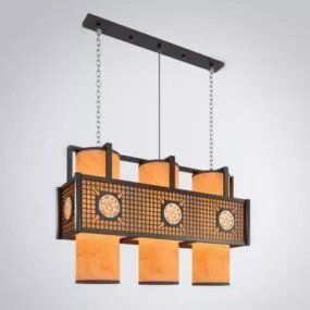 Chinese Style Combination Chandelier 3d model