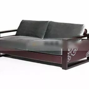 Vintage Simple Sofa Furniture 3d model