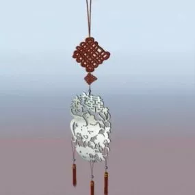 Chinese Jade Pendant 3d model