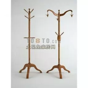 Chinese Wood Hanger 3d model
