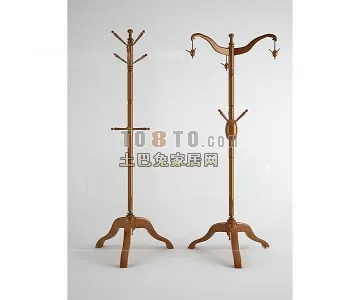Clothes Tree Hanger 3d model