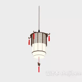Chinese Lantern Chandelier Lamp 3d model